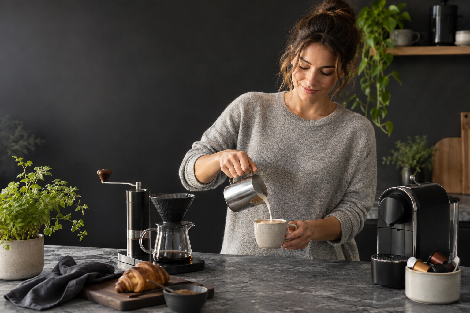 Ground coffee or capsules: choosing your daily workflow.